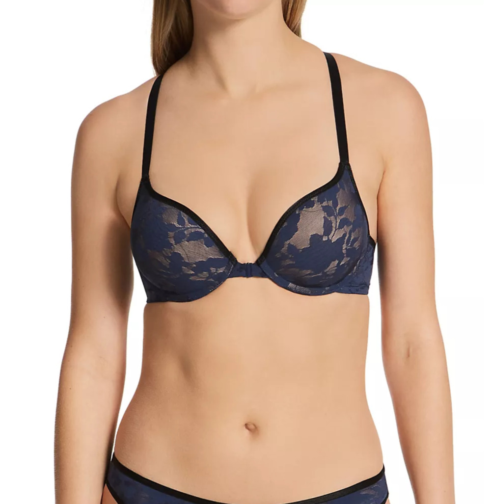 b.tempt'd by Wacoal Women Shadow Scene Front Close Bra Mood Indogo Size 34D